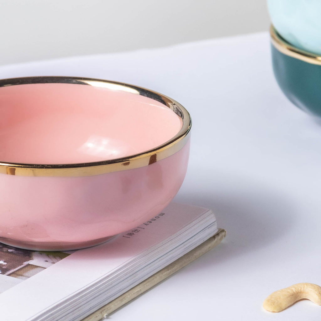 Think Pink Ceramic Dip Bowl Nestasia