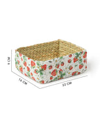 Seagrass Organiser Tray for Home Storage and Shelf Organization