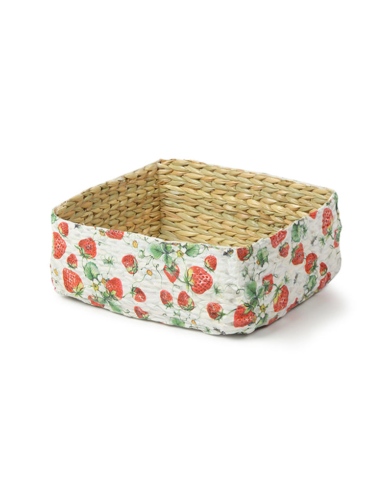 Seagrass Organiser Tray for Home Storage and Shelf Organization