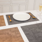 Faux Leather Table Mat Set of 2 Nestasia