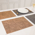 Faux Leather Table Mat Set of 2 Nestasia