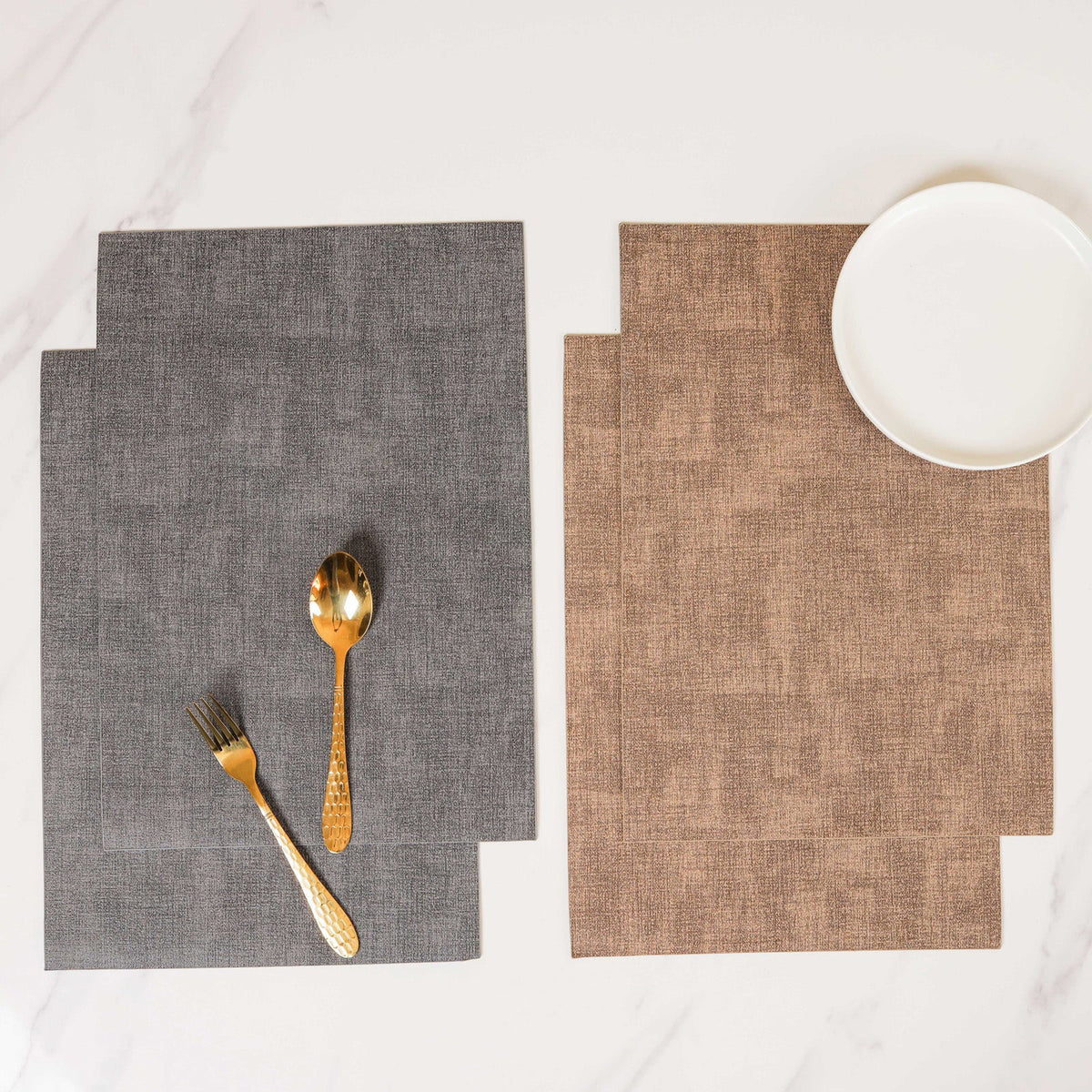 Faux Leather Table Mat Set of 2 Nestasia