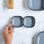 Grey 2 Part Bowl Nestasia