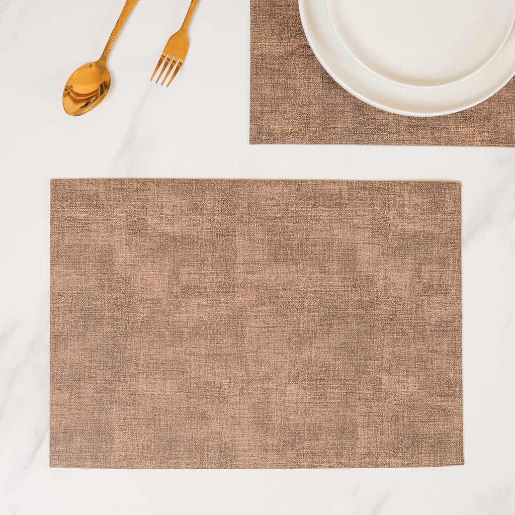 Faux Leather Table Mat Set of 2 Nestasia