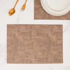 Faux Leather Table Mat Set of 2 Nestasia