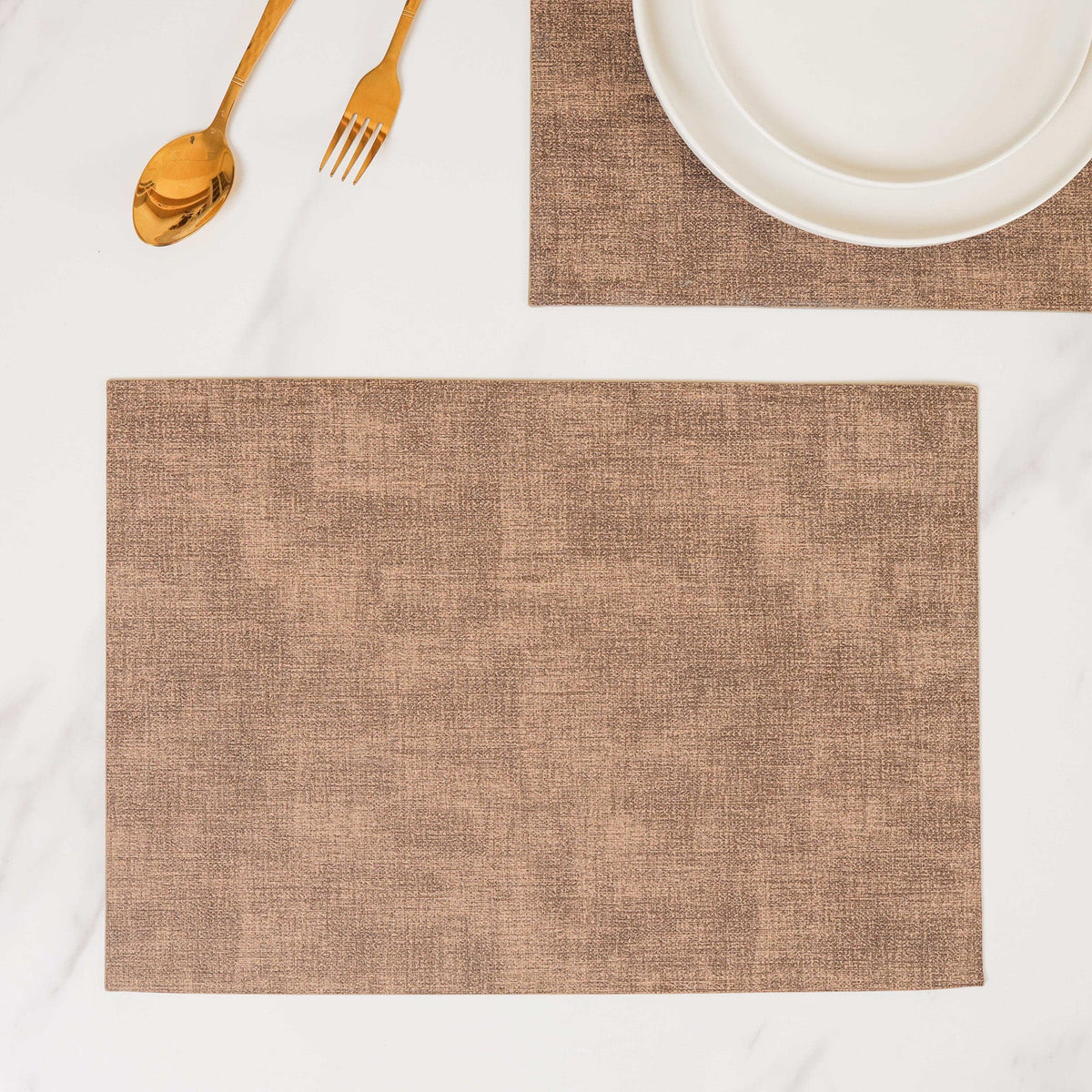 Faux Leather Table Mat Set of 2 Nestasia