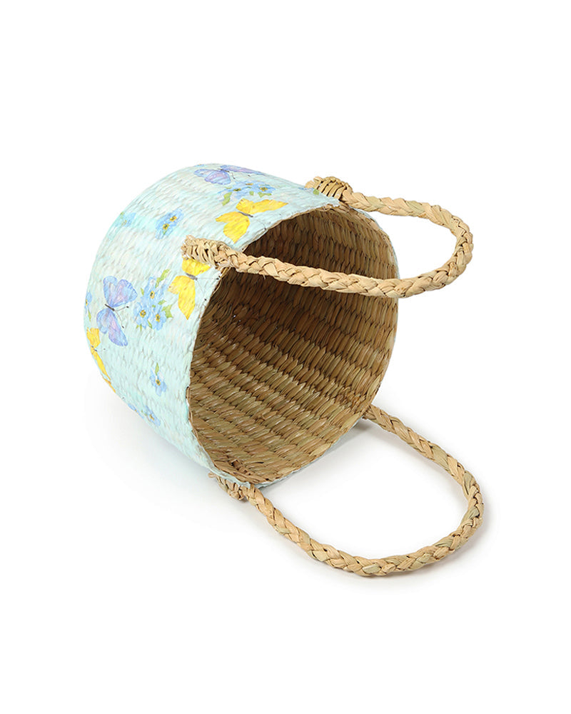 Seagrass Fruit Hamper Basket for Tabletop Display and Home Storage
