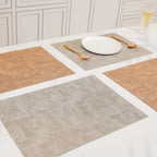 Faux Leather Placemat Set of 2 Nestasia