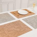 Faux Leather Placemat Set of 2 Nestasia