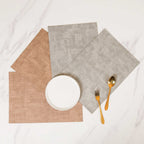 Faux Leather Placemat Set of 2 Nestasia