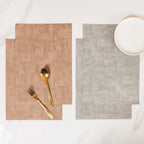 Faux Leather Placemat Set of 2 Nestasia