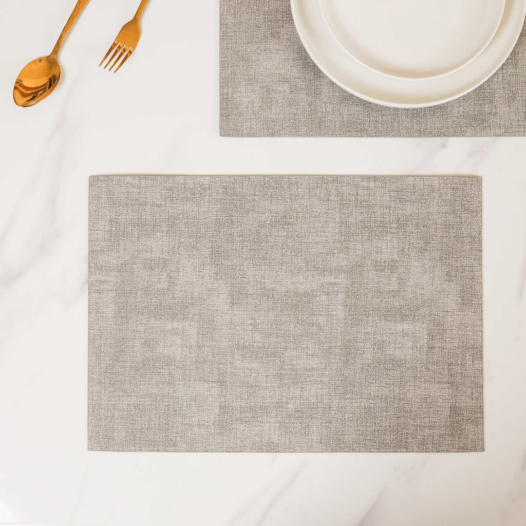 Faux Leather Placemat Set of 2 Nestasia