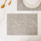 Faux Leather Placemat Set of 2 Nestasia