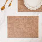 Faux Leather Placemat Set of 2 Nestasia