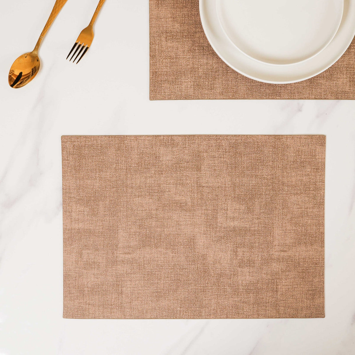 Faux Leather Placemat Set of 2 Nestasia