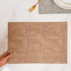 Faux Leather Placemat Set of 2 Nestasia