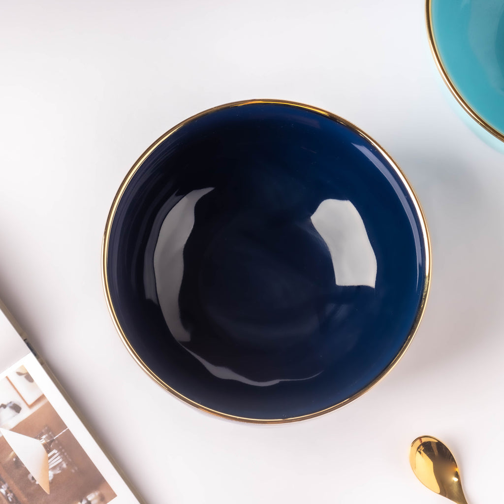 Midnight Blue Serving Bowl 8 Inch Nestasia