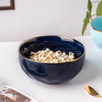 Midnight Blue Serving Bowl 8 Inch Nestasia