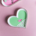 Heart Flamingo Trinkets Ceramic Plate Nestasia