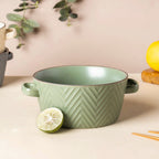 Fern Green Textured Noodle Bowl Nestasia