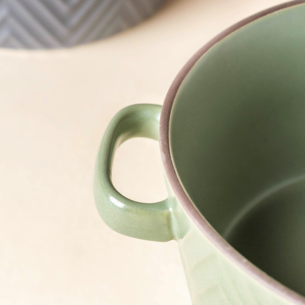 Fern Green Textured Noodle Bowl Nestasia