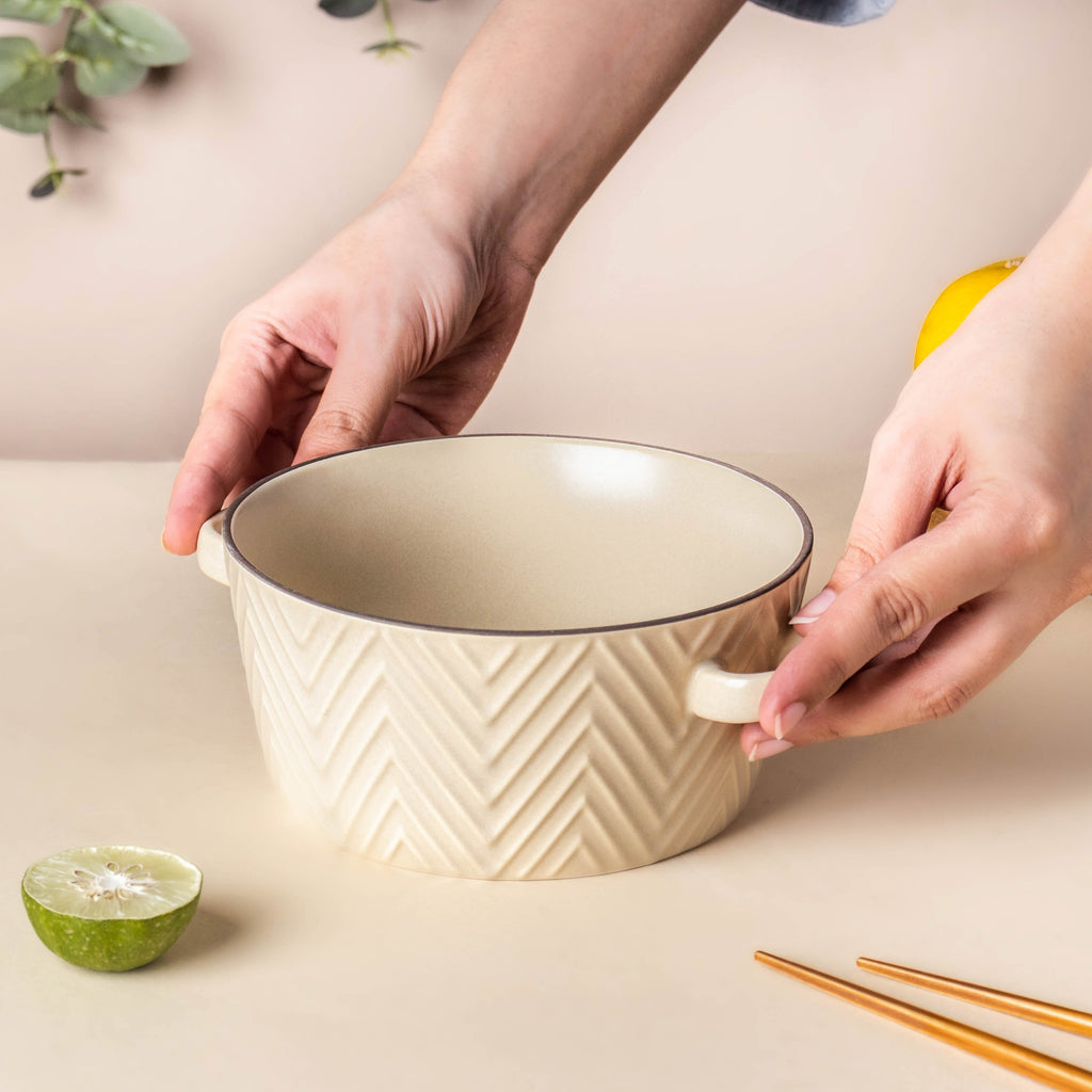 Crème De La Crème Textured Noodle Bowl Nestasia