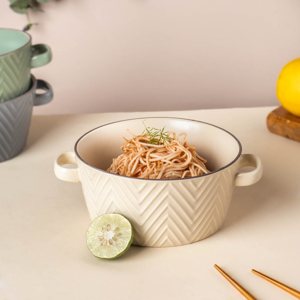 Crème De La Crème Textured Noodle Bowl Nestasia