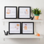 Notes To Self Framed Posters Set Of 4 9x9 Inch Nestasia