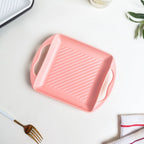 Pink Square Baking Tray Small Nestasia