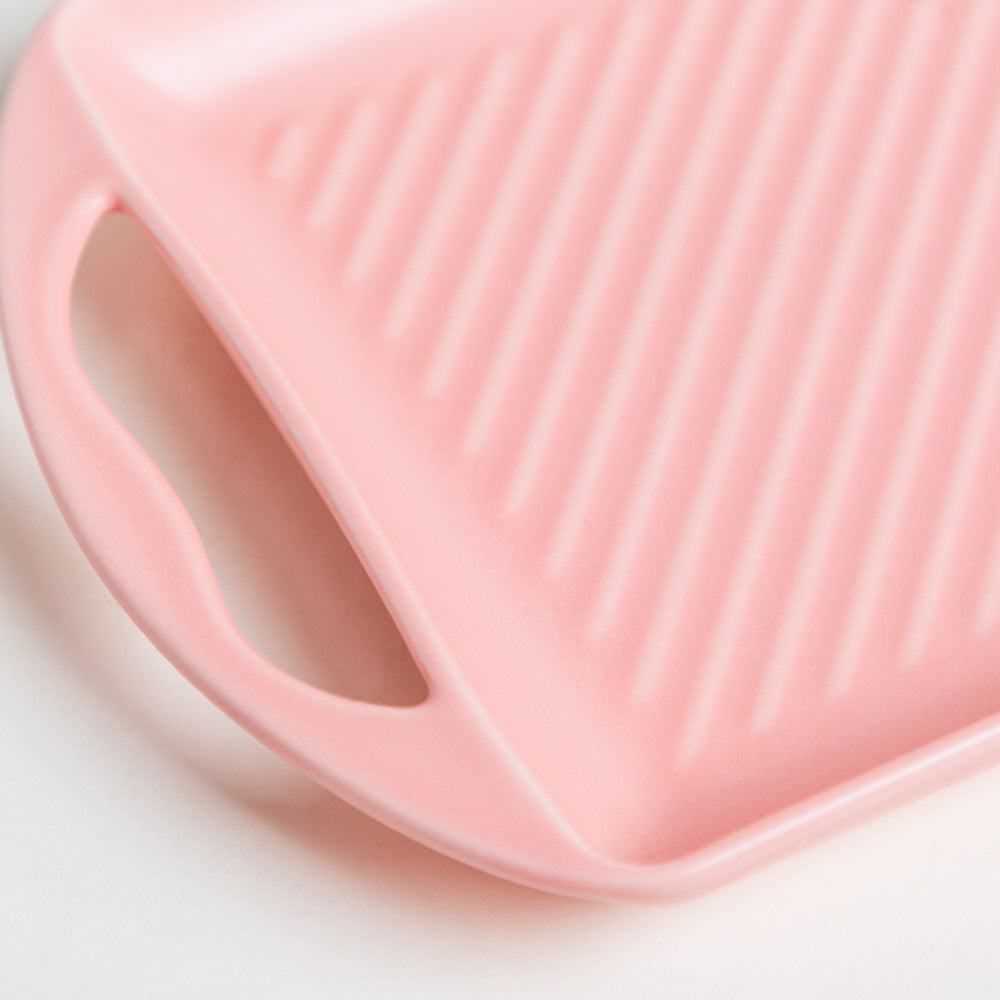 Pink Square Baking Tray Small Nestasia