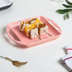 Pink Square Baking Tray Small Nestasia