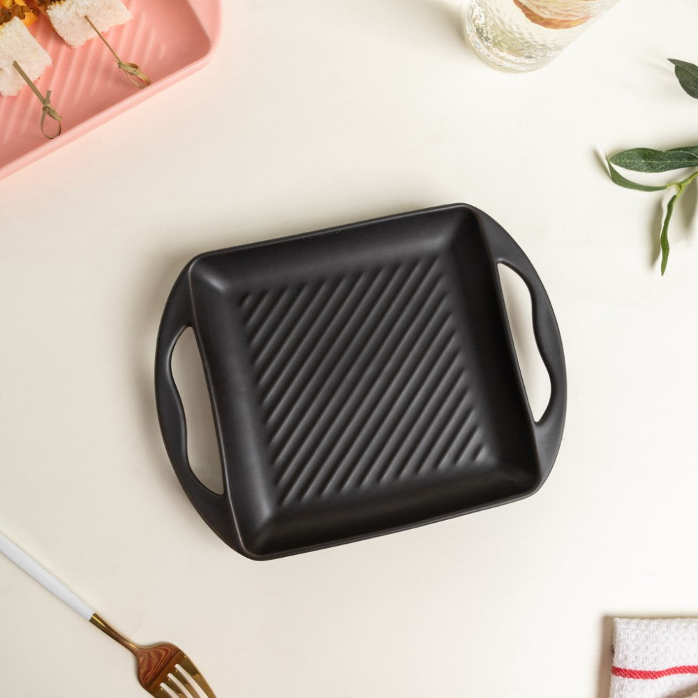 Black Square Baking Tray Small Nestasia