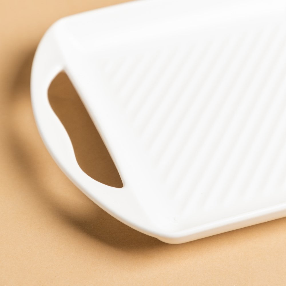 White Square Baking Tray Small Nestasia