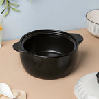 Dainty Patterned Ceramic Cooking Pot With Lid 1800 ml Nestasia