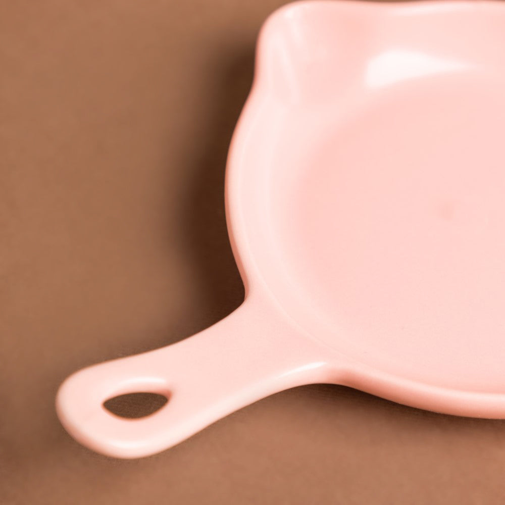 Pink Microwavable Baking Tray 6 inch Nestasia