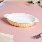 Daffodil Oval Baking Plate 6 Inch Nestasia