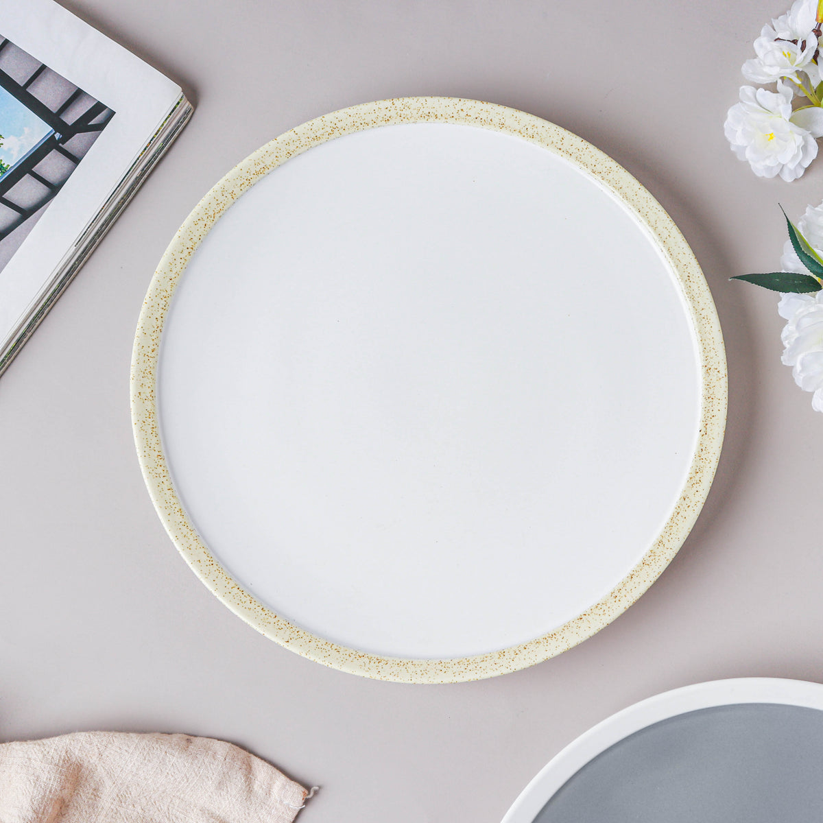 Ceramic Round Dinner Plate Nestasia
