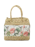 Handwoven Seagrass Gift Hamper Basket for Picnic, Travel & Food Carry