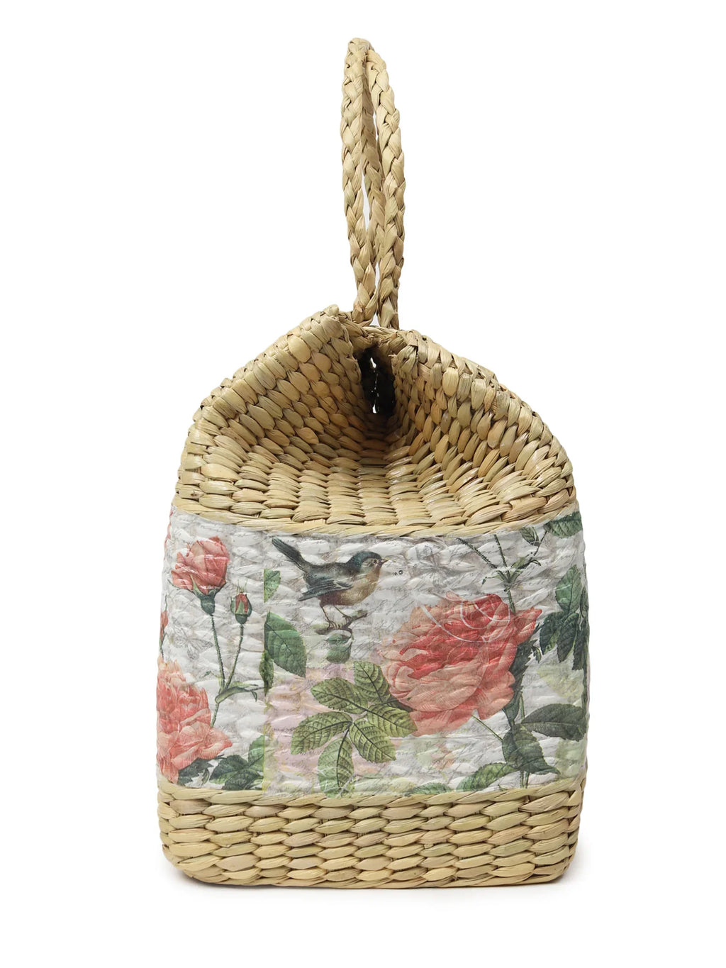 Handwoven Seagrass Gift Hamper Basket for Picnic, Travel & Food Carry