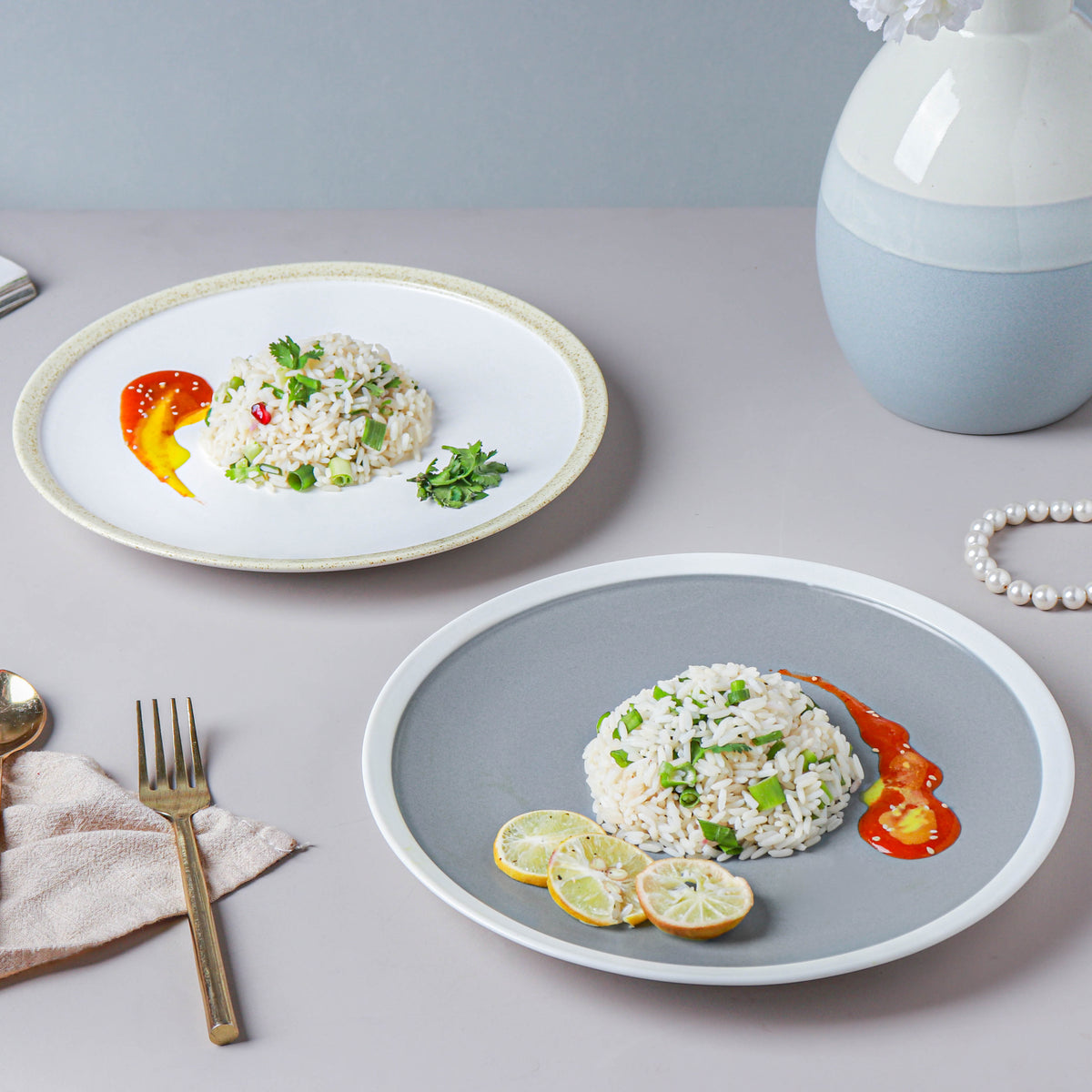 Ceramic Round Dinner Plate Nestasia