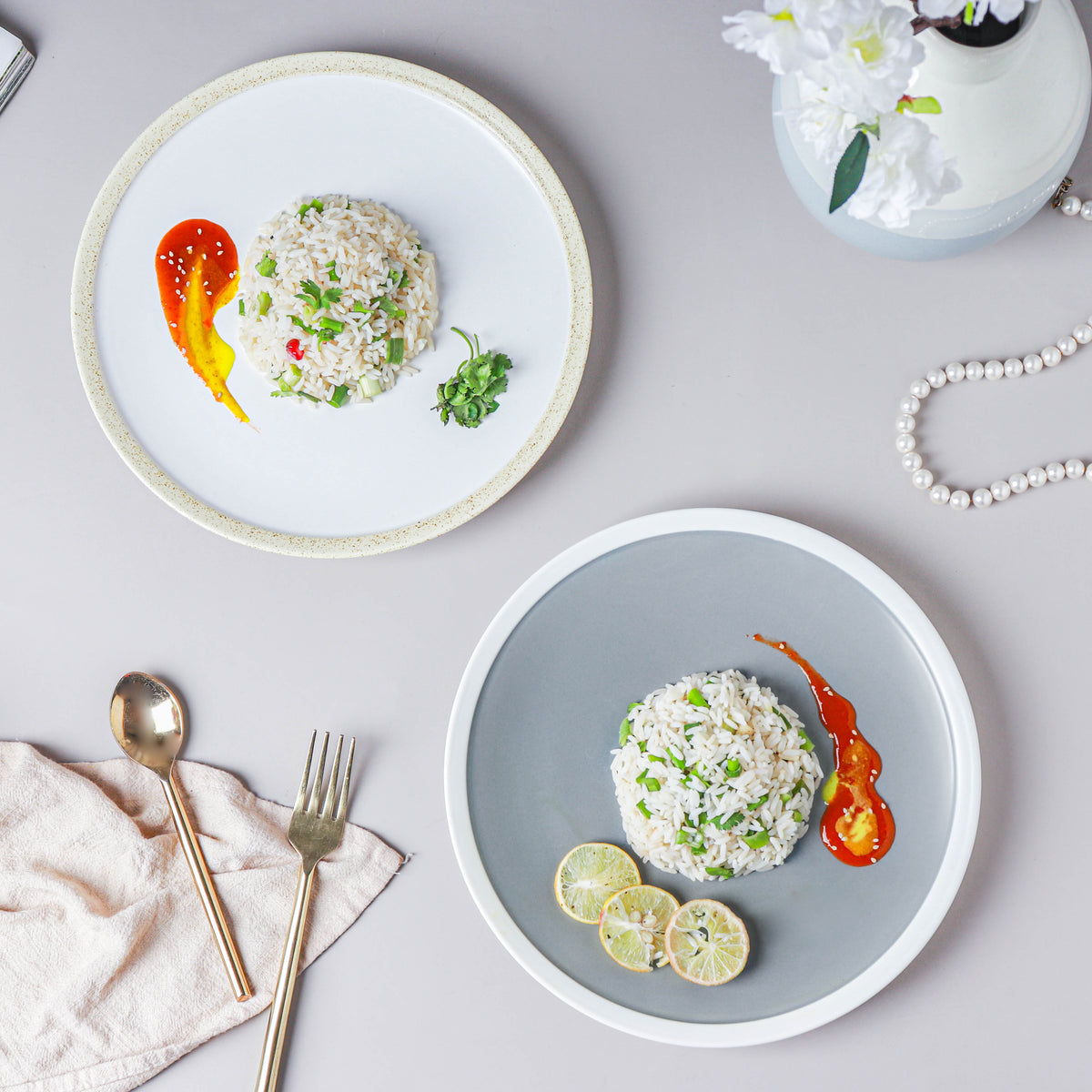 Ceramic Round Dinner Plate Nestasia