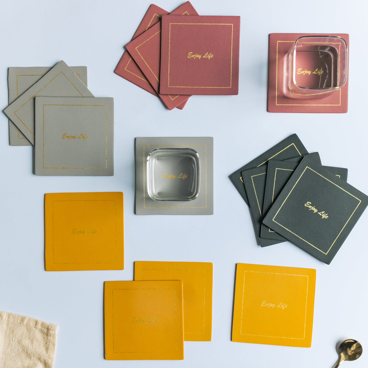 Coaster For Cup Set of 4 Nestasia
