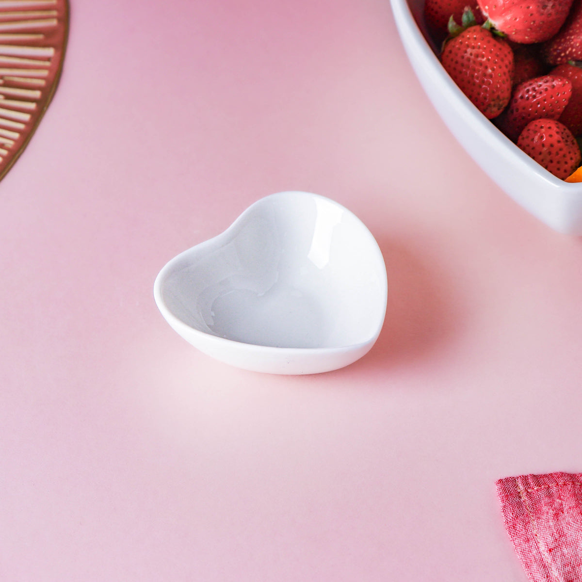 White Heart Dip Bowl Nestasia