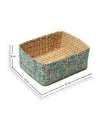 Multipurpose Seagrass Tray for Organising Accessories, Jewelry, and Home Essentials