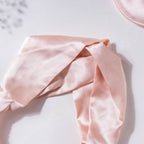Precious Peach Satin Sleep Care Set of 4 Nestasia