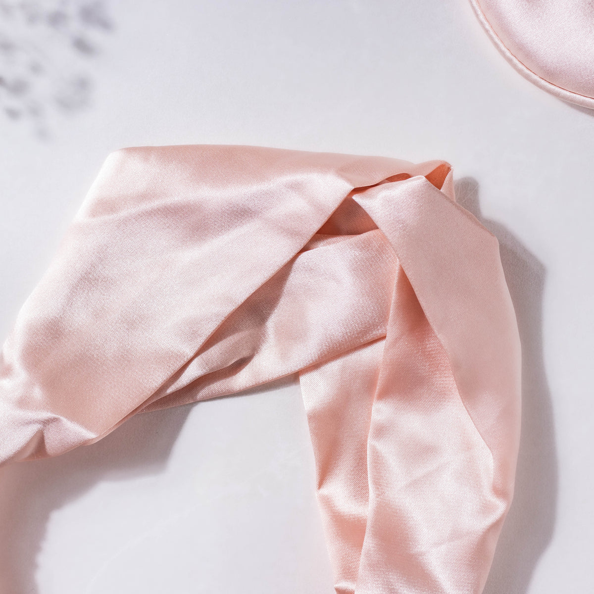 Precious Peach Satin Sleep Care Set of 4 Nestasia