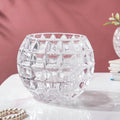 Ornate Crystal Glass Flower Vase Large Nestasia