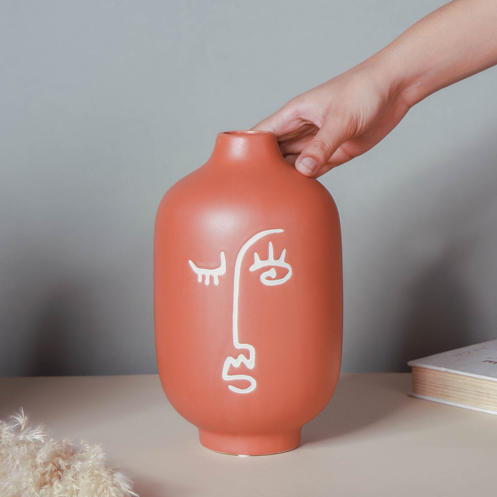 Artistic Face Vase Small Nestasia