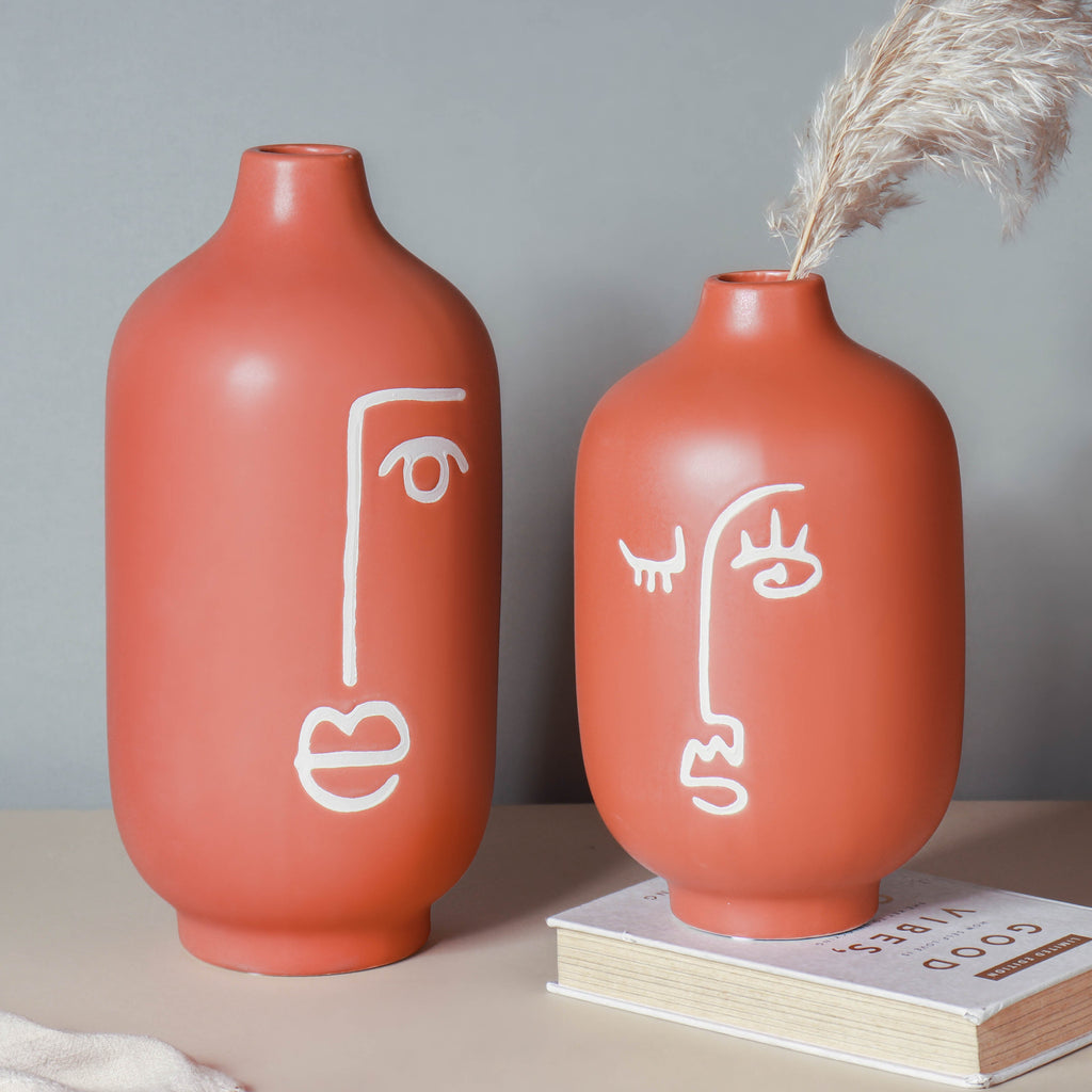 Artistic Face Vase Small Nestasia