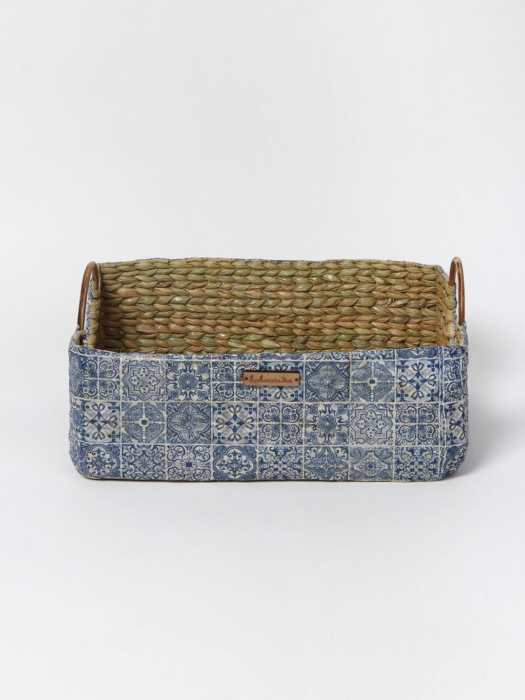 Seagrass Hamper Basket with Handles for Fruits and Home Organization